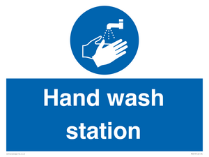Hand wash station